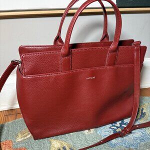 Matt & Nat Beetroot Satchel – Excellent Used Condition